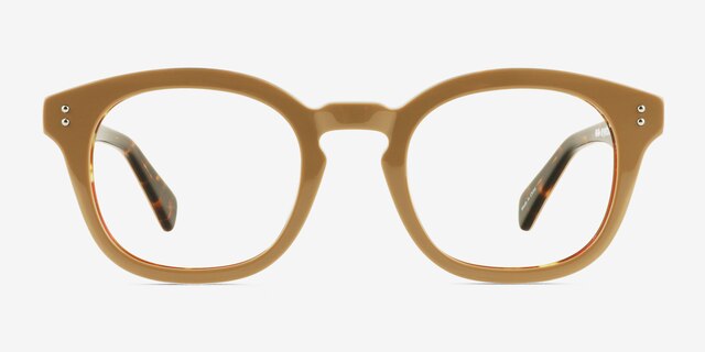 Duchamp Brown Tortoise AcetateEyeglass Frames from EyeBuyDirect, Front View