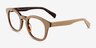 Duchamp Brown Tortoise AcetateEyeglass Frames from EyeBuyDirect, Angle View