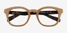 Duchamp Brown Tortoise AcetateEyeglass Frames from EyeBuyDirect, Closed View