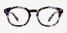 Duchamp Blue Tortoise AcetateEyeglass Frames from EyeBuyDirect, Front View