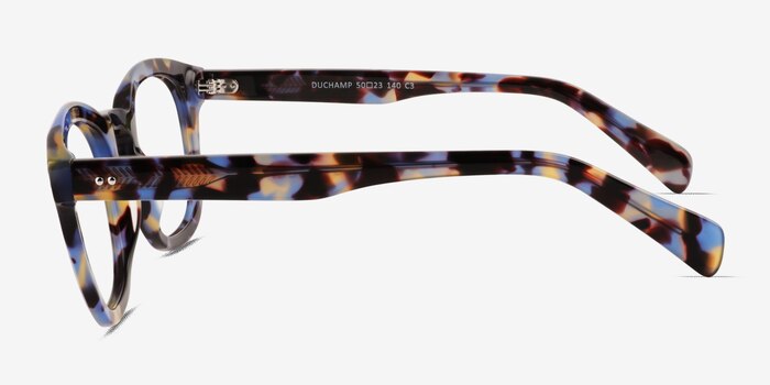 Duchamp Blue Tortoise Acetate Eyeglass Frames from EyeBuyDirect