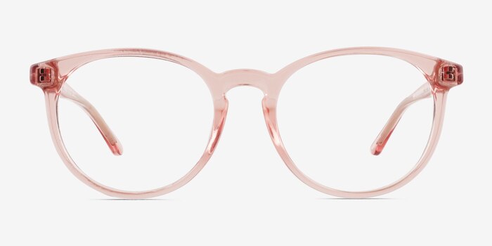 Bubbles Clear Pink Plastic Eyeglass Frames from EyeBuyDirect