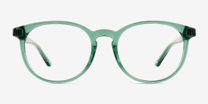 Bubbles Clear Green  Plastique Montures de lunettes de vue d'EyeBuyDirect