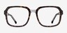 Trouble Tortoise Clear AcetateEyeglass Frames from EyeBuyDirect, Front View