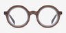 Ruckus Clear Brown AcetateEyeglass Frames from EyeBuyDirect, Front View