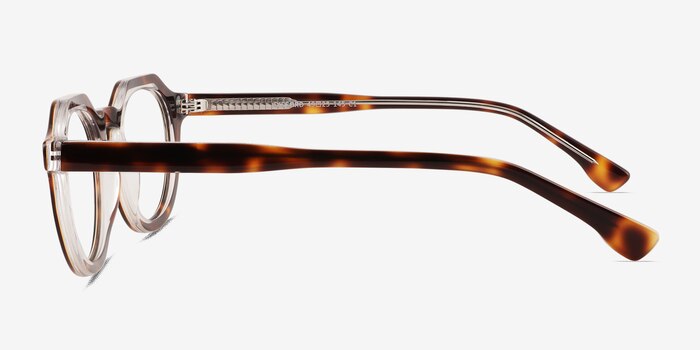 Discord Tortoise Clear Acetate Eyeglass Frames from EyeBuyDirect