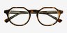 Discord Tortoise Clear AcetateEyeglass Frames from EyeBuyDirect, Closed View