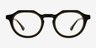 Discord Clear Green AcétateMontures de lunettes de vue d'EyeBuyDirect, Vue de Face