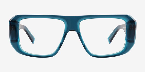 Risk Clear Blue Acetate Eyeglass Frames