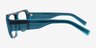 Risk Clear Blue AcetateEyeglass Frames from EyeBuyDirect, Side View