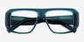 Risk Clear Blue AcetateEyeglass Frames from EyeBuyDirect, Closed View
