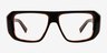Risk Black Tortoise AcetateEyeglass Frames from EyeBuyDirect, Front View