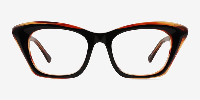 Havoc Black Tortoise Acetate Eyeglass Frames from EyeBuyDirect