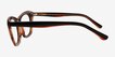 Havoc Black Tortoise AcetateEyeglass Frames from EyeBuyDirect, Side View