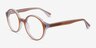 Vex Clear Brown Blue AcetateEyeglass Frames from EyeBuyDirect, Angle View