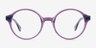Vex Clear Purple Blue AcetateEyeglass Frames from EyeBuyDirect, Front View