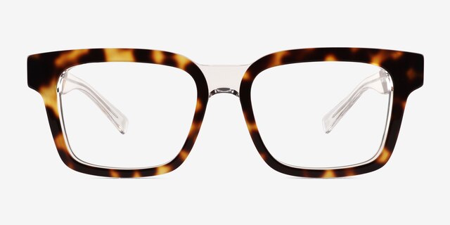 Mayhem Clear Tortoise AcetateEyeglass Frames from EyeBuyDirect, Front View