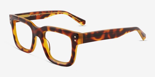 Jam Clear Tortoise AcetateEyeglass Frames from EyeBuyDirect, Angle View
