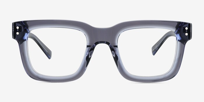 Jam Clear Gray Acétate Montures de lunettes de vue d'EyeBuyDirect