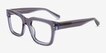 Jam Clear Gray AcetateEyeglass Frames from EyeBuyDirect, Angle View