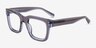 Jam Clear Gray AcetateEyeglass Frames from EyeBuyDirect, Angle View