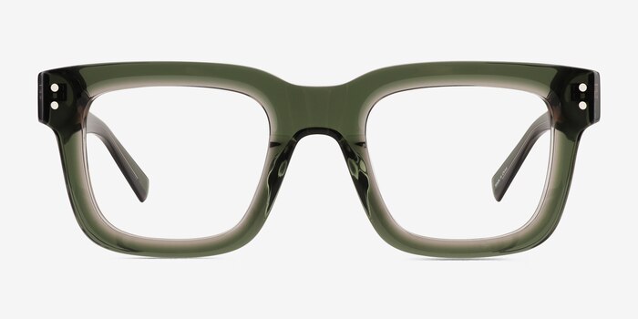 Jam Clear Green Acétate Montures de lunettes de vue d'EyeBuyDirect