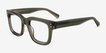 Jam Clear Green AcetateEyeglass Frames from EyeBuyDirect, Angle View