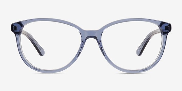 Hepburn Clear Blue Acetate Eyeglass Frames