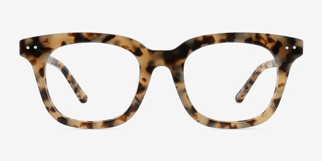 Romy Écaille ivoire AcétateMontures de lunettes de vue d'EyeBuyDirect, Vue de Face