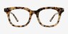 Romy Écaille ivoire AcétateMontures de lunettes de vue d'EyeBuyDirect, Vue de Face