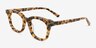 Romy Écaille ivoire AcétateMontures de lunettes de vue d'EyeBuyDirect, Vue d'Angle