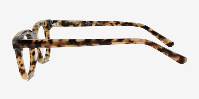 Romy Écaille ivoire AcétateMontures de lunettes de vue d'EyeBuyDirect, Vue de Côté