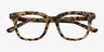 Romy Écaille ivoire AcétateMontures de lunettes de vue d'EyeBuyDirect, Vue Rapprochée