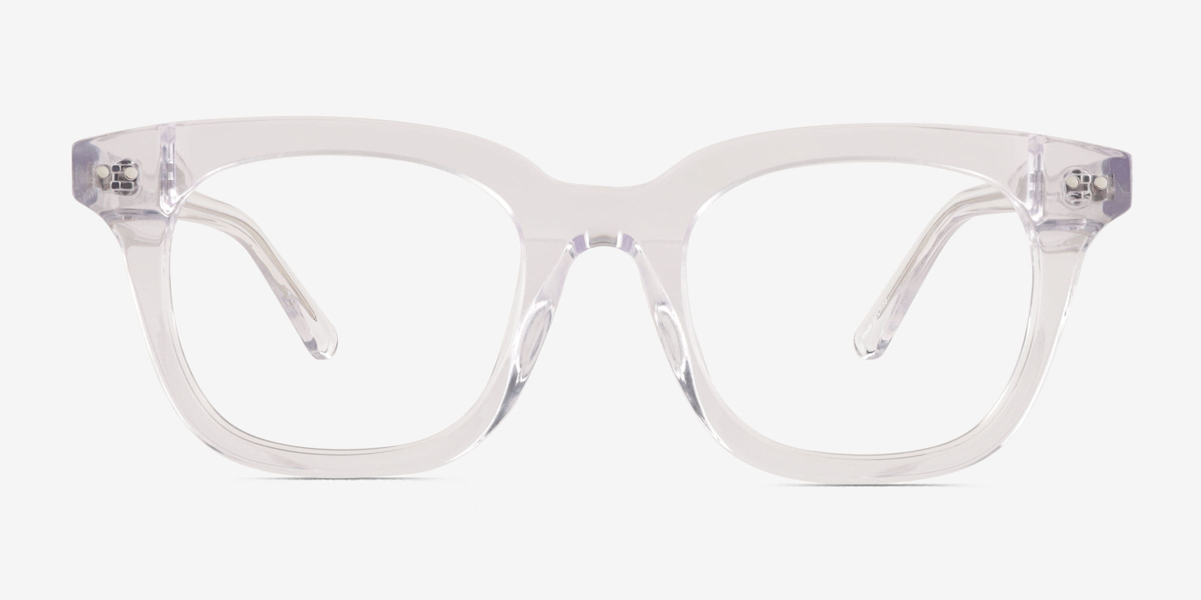 Romy Square Clear Full Rim Eyeglasses | Eyebuydirect