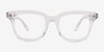Romy Clear AcetateEyeglass Frames from EyeBuyDirect, Front View