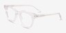 Romy Clear AcetateEyeglass Frames from EyeBuyDirect, Angle View