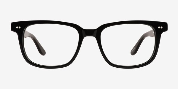 Pacific Black Acetate Eyeglass Frames