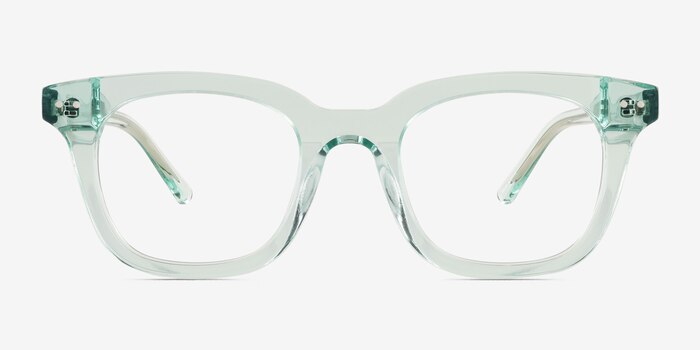 Romy Clear Green Acetate Eyeglass Frames from EyeBuyDirect