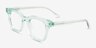 Romy Clear Green AcetateEyeglass Frames from EyeBuyDirect, Angle View