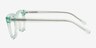 Romy Clear Green AcetateEyeglass Frames from EyeBuyDirect, Side View
