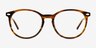 Lit Tortoise AcetateEyeglass Frames from EyeBuyDirect, Front View