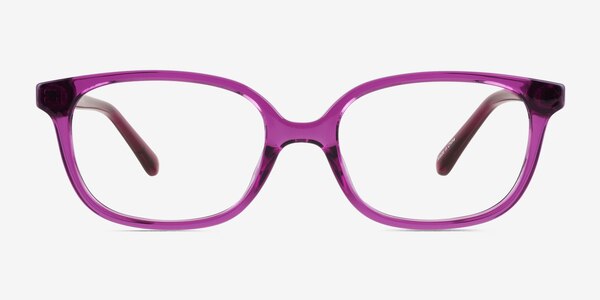 Ferb Clear Purple Plastic Eyeglass Frames