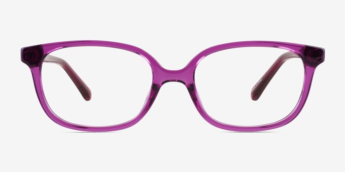 Ferb Clear Purple Plastic Eyeglass Frames from EyeBuyDirect