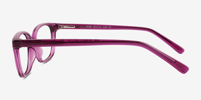 Ferb Clear Purple Plastique Montures de lunettes de vue d'EyeBuyDirect