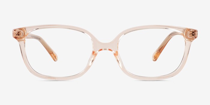 Ferb Clear Champagne Plastic Eyeglass Frames from EyeBuyDirect