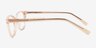 Ferb Clear Champagne PlasticEyeglass Frames from EyeBuyDirect, Side View