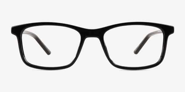 Zippy Shiny Black Plastic Eyeglass Frames