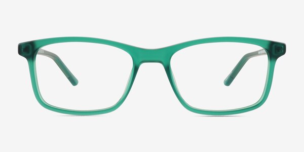 Zippy Matte Clear Green  Plastic Eyeglass Frames