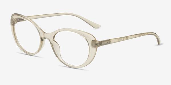 Clear Yellow Sunburst -  Plastic Eyeglasses