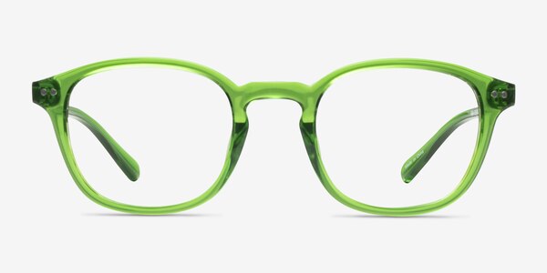Skydrop Clear Green Plastic Eyeglass Frames